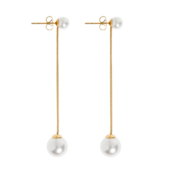 Estelle pearl chain earrings