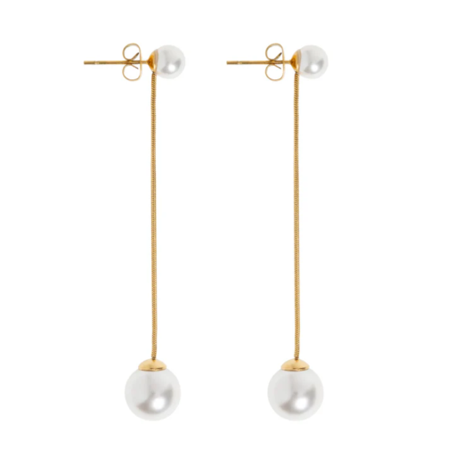 Estelle pearl chain earrings