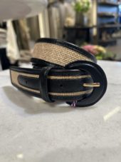 Women belt havana thin 94195