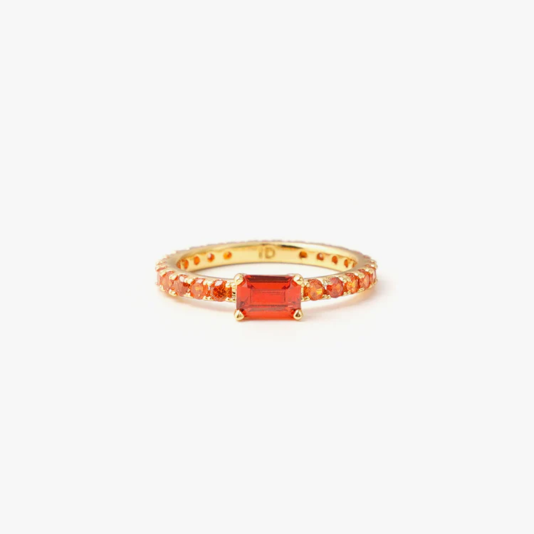 Ultra slim ring orange (m/stein)