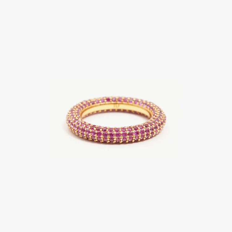 Colorful ring pink (covered)