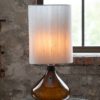 Flavia bordlampe Negra Seda Plata 70cm