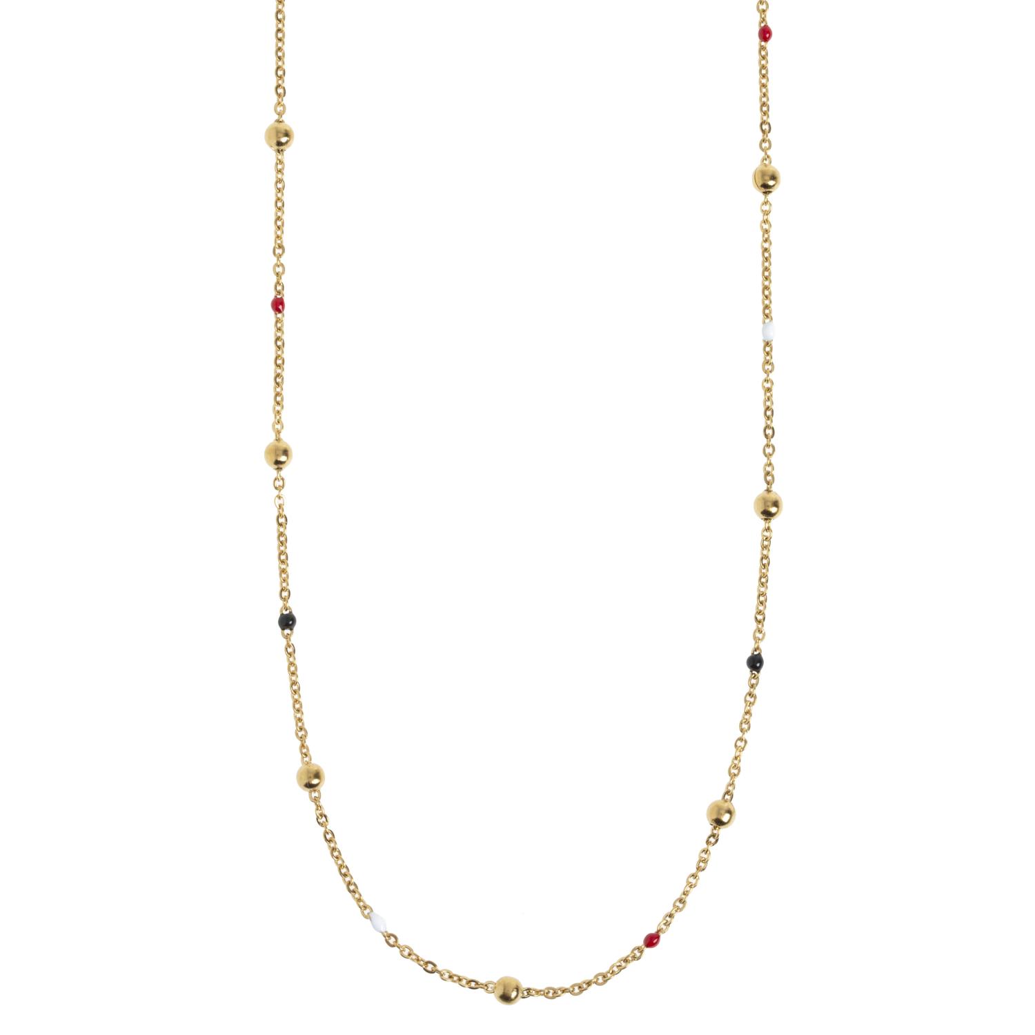 Vilde petite stone chain necklace