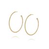 Evita loop earrings gold