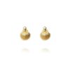 Petite shell earrings crystal