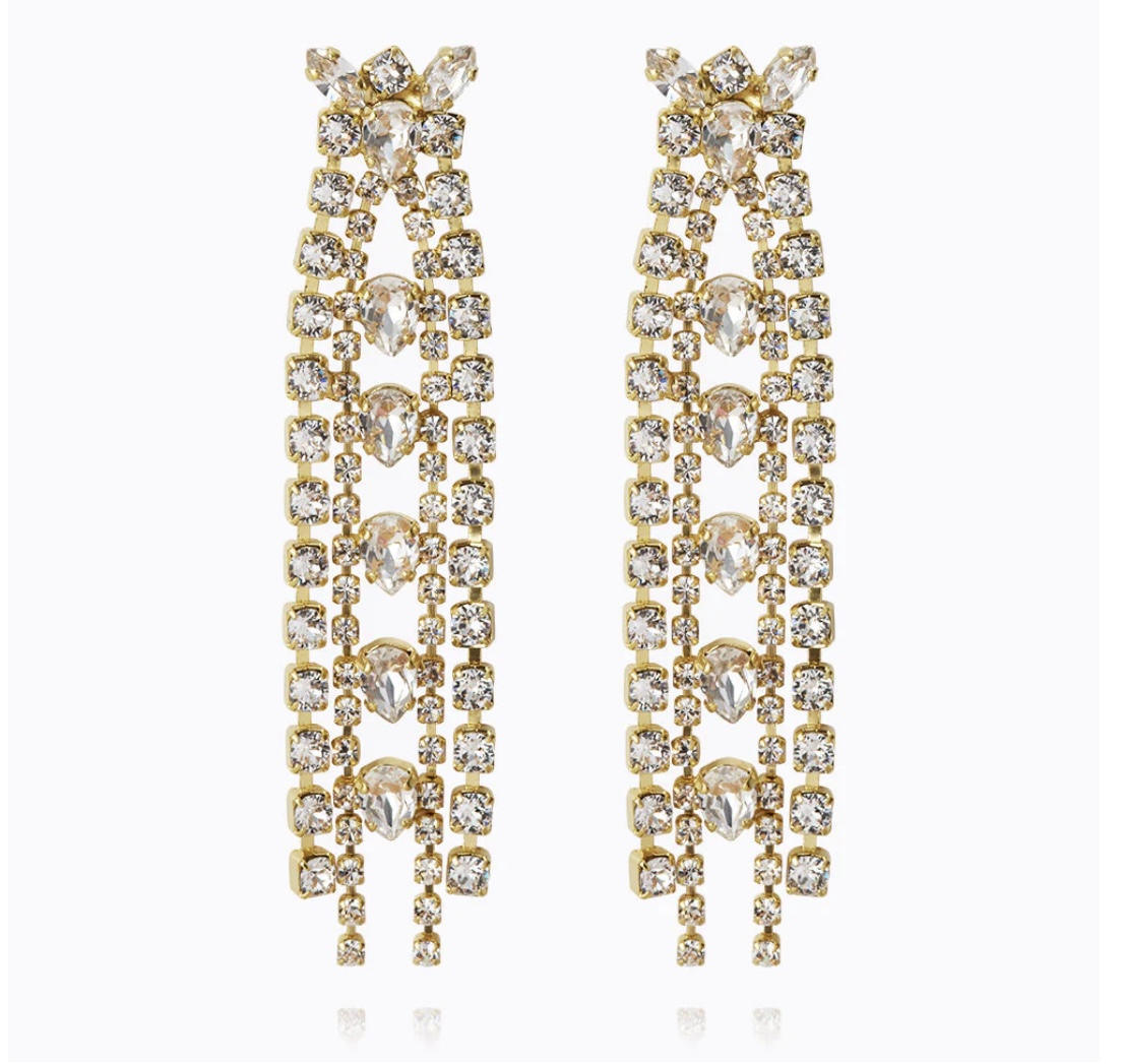 Petite penelope earrings crystal