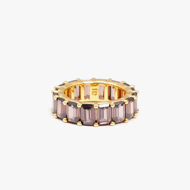 Chunky ring brown (baguett steiner)