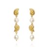 Ocean pearl earrings
