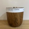Ice bucket teakwood 2l