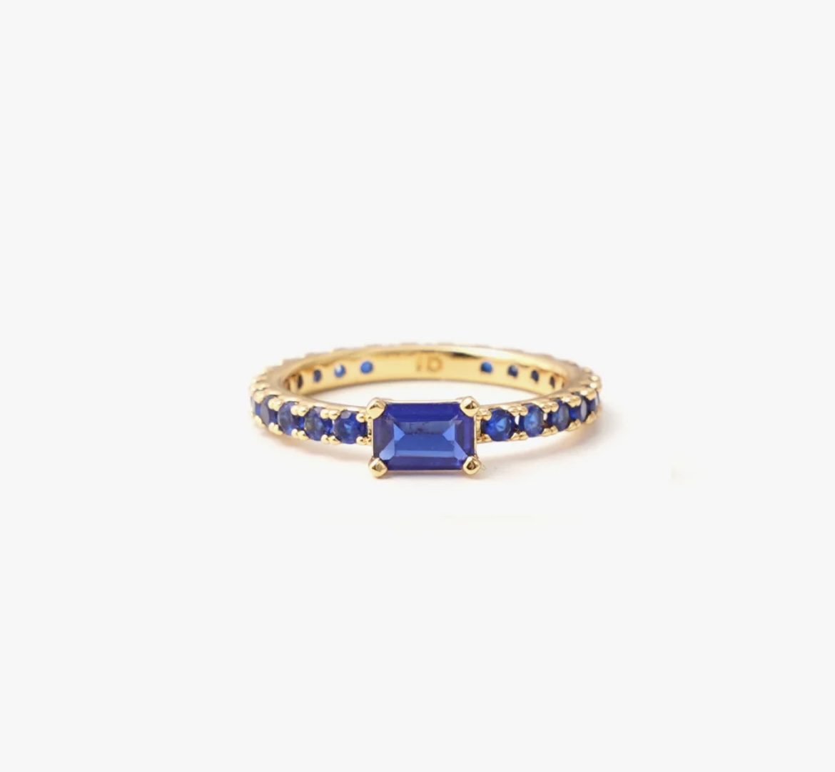 Ultra slim ring blue (m/stein)