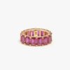 Chunky ring pink (baguett steiner)