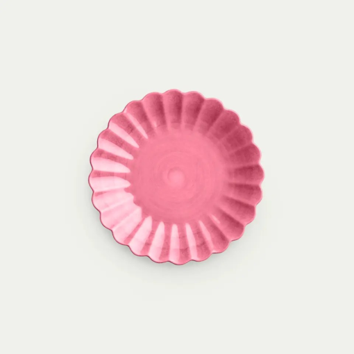 Oyster tallerken 20cm pink