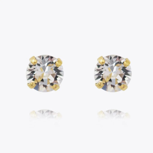 Classic stud earings crystal