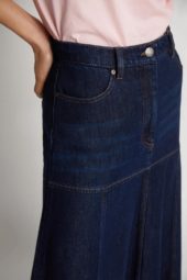 Tuxya denim skirt indigo