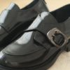 Loafer buckle black