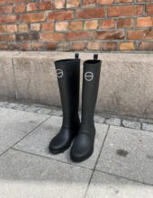 Robbie rubber boots black