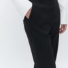 Classic lady gabardine black dressbukse