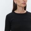 Annabelle genser merino Black