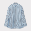 Aya shirt oversized stripe serenity