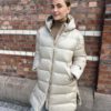 Farida down coat light beige