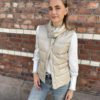 Amy down vest light beige