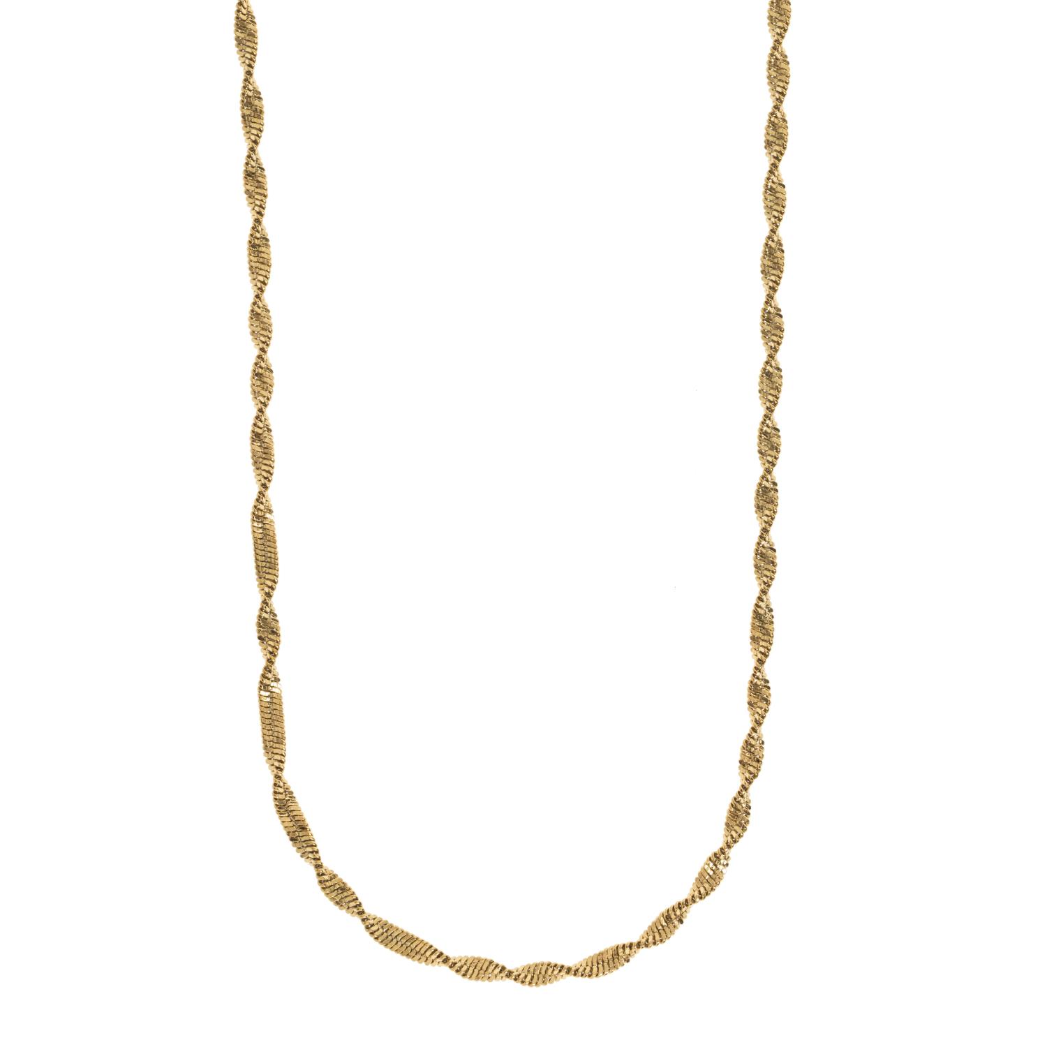 Alex - Twisted Snake Chain Necklace