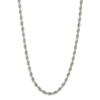 Eden - twisted chain necklace silver