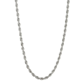 Eden - twisted chain necklace silver