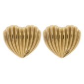 Ane - Shell Heart Statement Earring