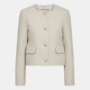 Amalia button jacket cream