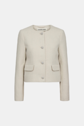 Amalia button jacket cream