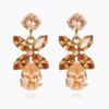 Mini dione earring topaz combo