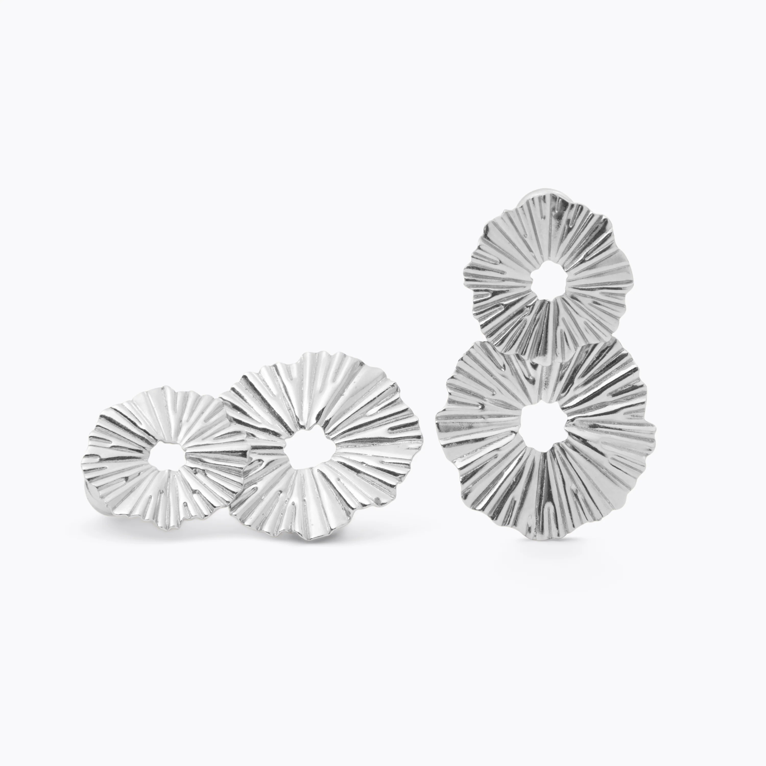 Vassia earring rhodium