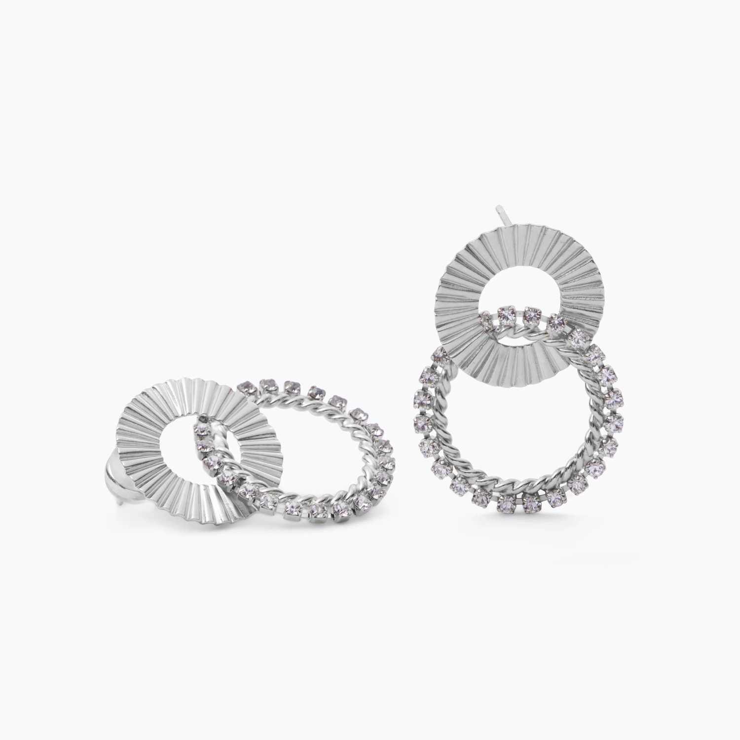 Gianna earrings crystal rhodium