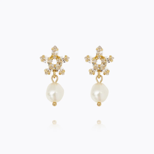 Emmy earrings pearl gold