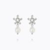 Emmy earrings pearl rhodium