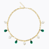 Ayra necklace green