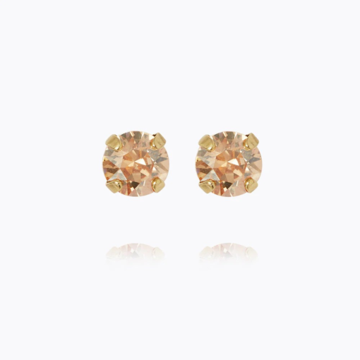 Mini stud earring golden shadow