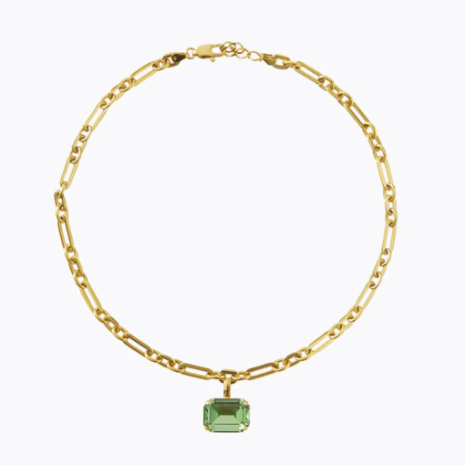 Lydia chain necklace peridot