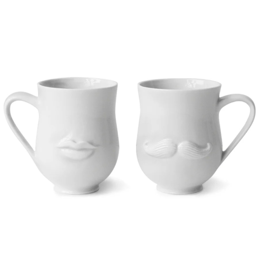 Mr. and mrs. muse mug white