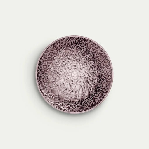 Full lace platter 20cm plum