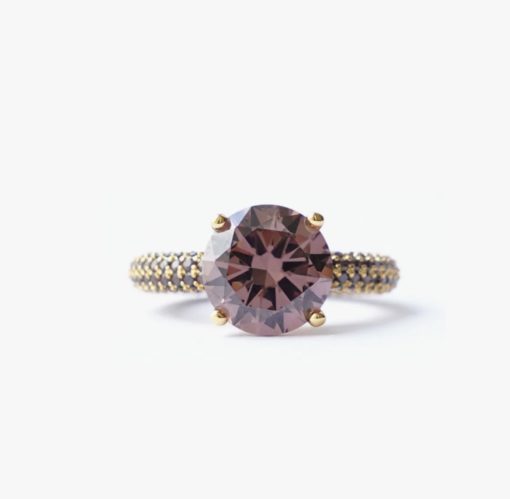 Mega circle ring brown