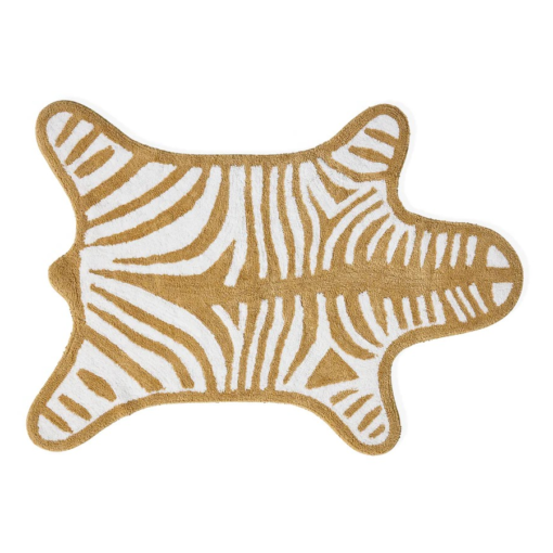 Camel zebra bathmat