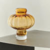 Balloon vase 02 - 20cm Amber