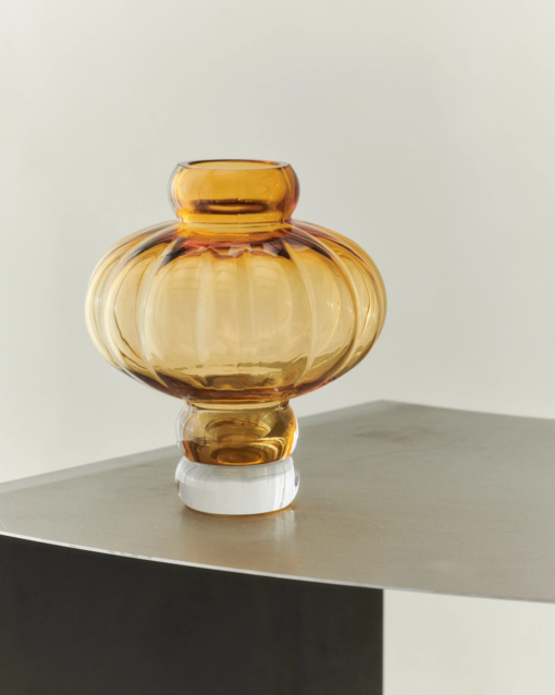 Balloon vase 02 - 20cm Amber