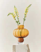 Balloon vase 03 - 40cm Amber