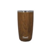 Teakwood tumbler w/lid