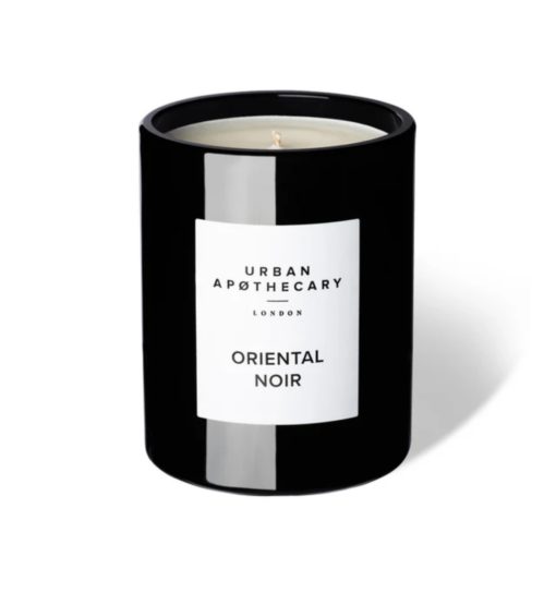 Oriental Noir glass candle 300g