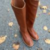 Melbourne Hi leather boot cognac