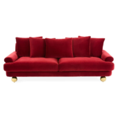 Greenwich sofa claret